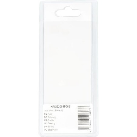 Fuse 3A x 20mm, Blade 6 - KRSI22003P06B