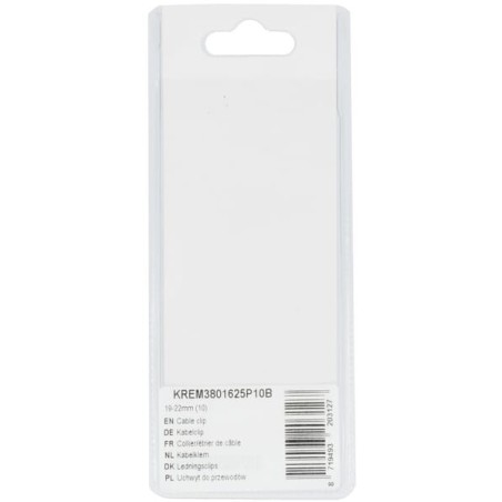 Cable clip 19-22mm 10 - KREM3801625P10B