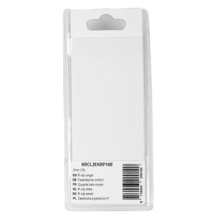 R-clip single 2mm 10 - KRCL2EKRP10B