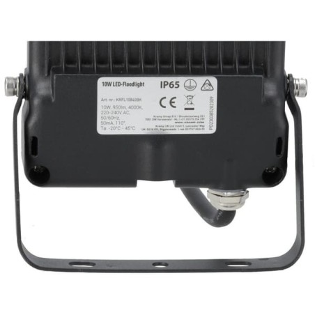 LED-Flutlicht, 10W, 4000K - KRFL10840BK
