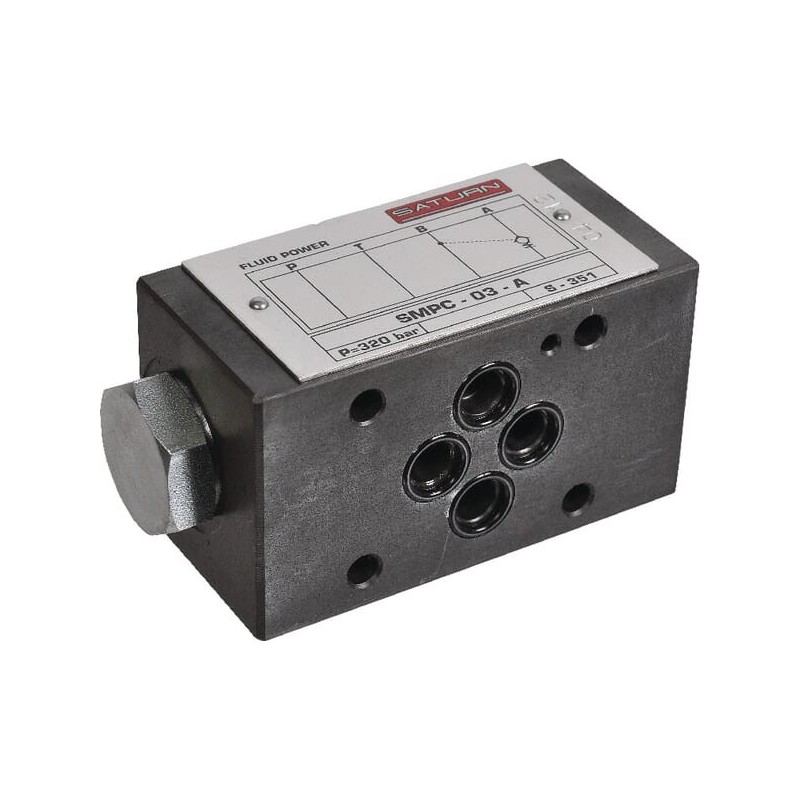 Controlled check valve KRMPC 2 bar - KRMPC03A Controlled check valve KRMPC 2 bar - KRMPC03A