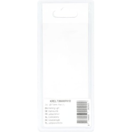 Warning Light 2W - diameter 17.5mm, Red 1 - KREL738600P01B