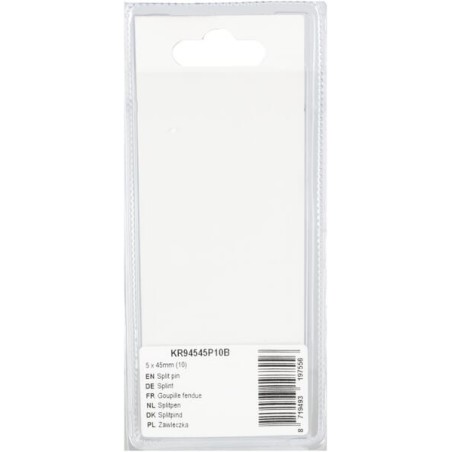 Split pin 5 x 45mm 10 - KR94545P10B