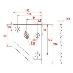 Messer Red Rock L. - KM100086L