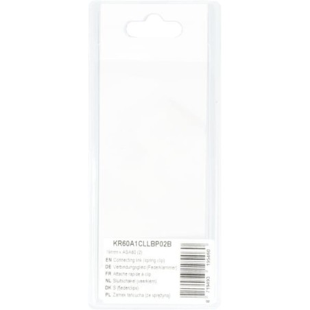 Connecting link spring clip 19mm x ASA60 2 - KR60A1CLLBP02B