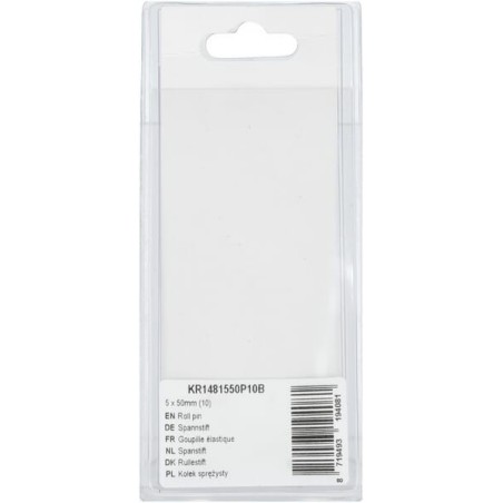 Roll pin 5 x 50mm 10 - KR1481550P10B
