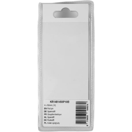 Roll pin 4 x 50mm 10 - KR1481450P10B