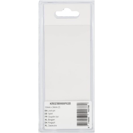 Zawleczka 3.8 mm x 24 mm 2 - KR02380000P02B