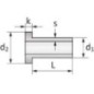 Copper rivet 8x20 - KN820 Copper rivet 8x20 - KN820