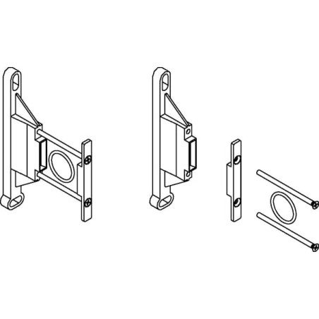 Coupling package for wall mount - KPWPB2