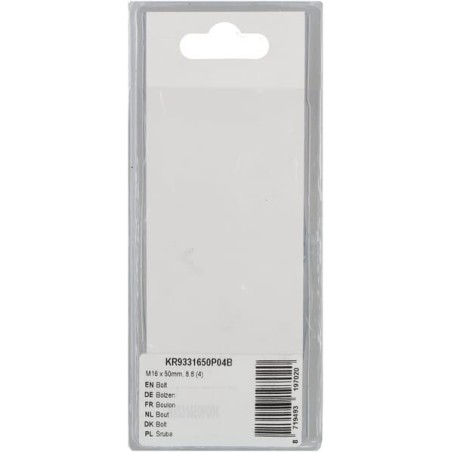 Bolt M16 x 50mm, 8.8 4 - KR9331650P04B