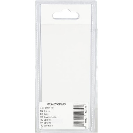 Split pin 2.5 x 50mm 10 - KR942550P10B