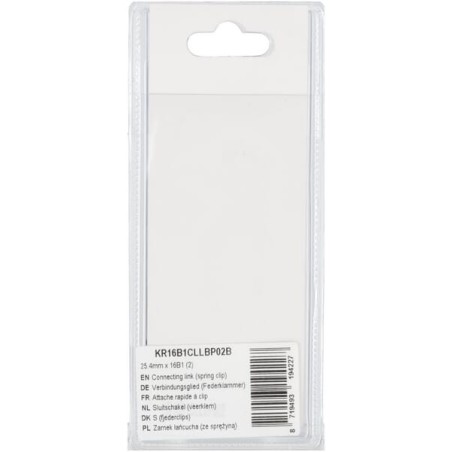 Connecting link spring clip 25.4mm x 16B1 2 - KR16B1CLLBP02B