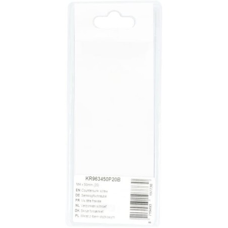 Śruba z łbem stożkowym M4x50 mm 20 - KR963450P20B