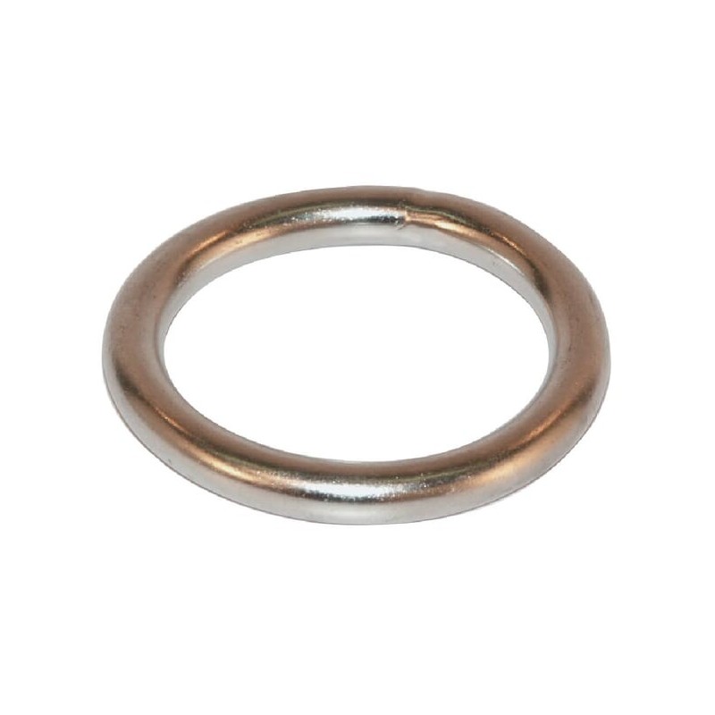 Welded ring S.S. 6mm - KR064RVS Welded ring S.S. 6mm - KR064RVS