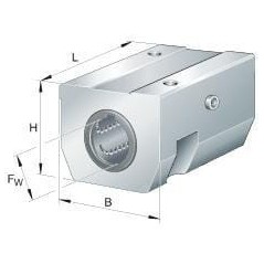 Linear ball bearing unit - KTHK12BPPAS