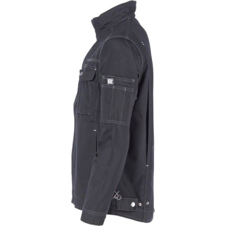 Work jacket light, black, size M, EU50, Kramp Original - KW101024001050