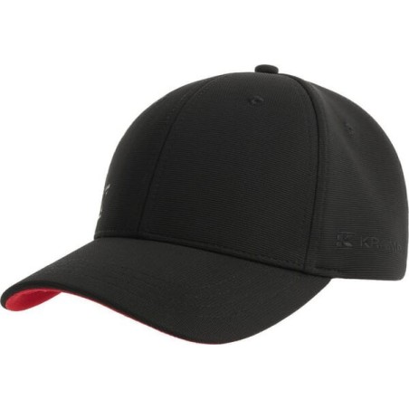 Baseball cap, Black with red accent visor - KW10900102