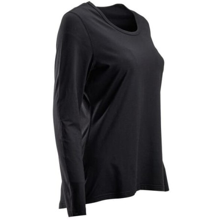 Bluzka długi rękaw, damska, czarna, roz. 2XL - KW507102201044
