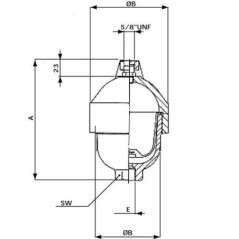 Accumulator 0.1L 210 bar - L10160
