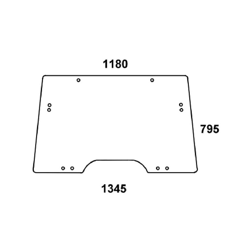 Frontscheibe aufstellbar - L171338N