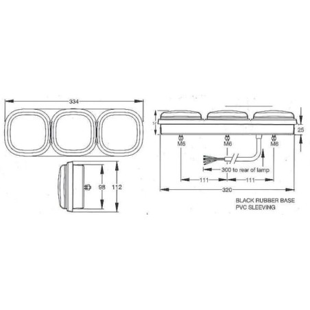 LED-Rückleuchte - L1301LDV
