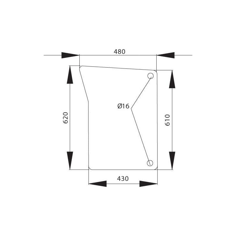 Windscreen lower - L151752N Windscreen lower - L151752N