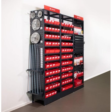 Starter pack rack with fasteners and consumables - KWS6905R04