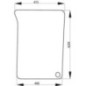 Bottom left front glass - L171331N Bottom left front glass - L171331N