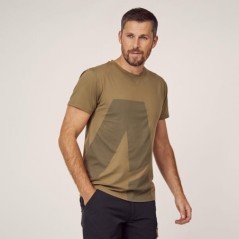 Koszulka T-shirt, męski, oliwkowy, roz. M - KW506802202050