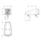 LED Eckmarkierungsleuchte orange - LA30152