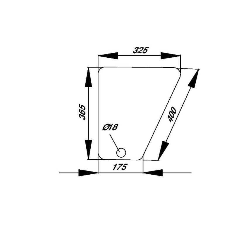 Frontscheibe unten - L57280 Frontscheibe unten - L57280