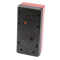 Światło tylne prawe prostokątne, czerwone/przezroczyste/bursztynowe, przykręcane, 220x62x105mm, Ajba - LA16114