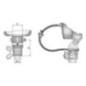 Rohrschellenadapter mit Deutsch-Stecker - LA10041