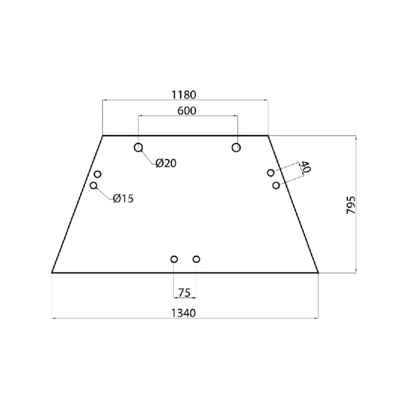 Windscreen tiltable - L78726N Windscreen tiltable - L78726N