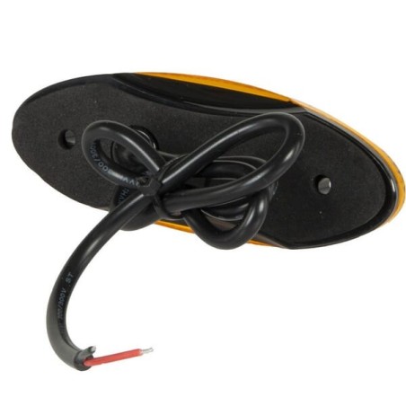 Lampa boczna LED żółta, owalna - L4701LDV