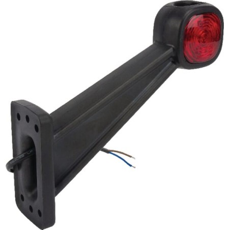 Lampa obrysowa LED, lewa, 12/24V czerwona/biała/ pomarańczowa przykręcana Britax - L450210LMV