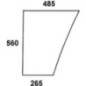 Bottom front glass leftt - L62577N