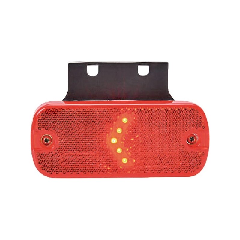 Marker light LED, rectangular, 12-24V, 105.4x45x11.8mm, Kramp - LA30108