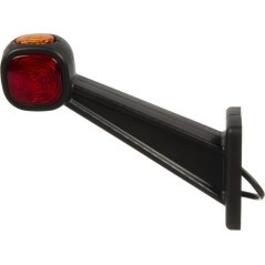 Lampa obrysowa LED, prawa 12/24V czerwona/biała/pomarańczowa przykręcana Britax - L450220LMV