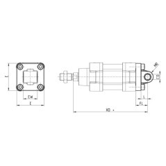 Stehlager hinten - L4163