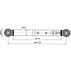 LA040001KR Kramp, Lower tie rods 