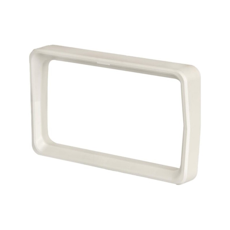 Work light frame, rectangular, white, 158x23x95mm, Kramp - LA104WFR