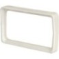 Work light frame, rectangular, white, 158x23x95mm, Kramp - LA104WFR