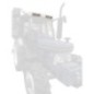 Work light frame, rectangular, white, 158x23x95mm, Kramp - LA104WFR