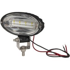 Lampa robocza LED, owalna 40W 3500lm 10/30V światło ultra szerokokątne rozproszone 8 LED Kramp - LA10448