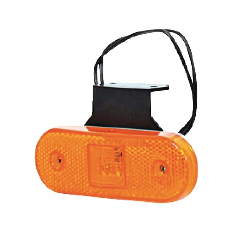 Marker light LED, rectangular, 12-24V, 113.5x40x26.5mm, Kramp - LA30125