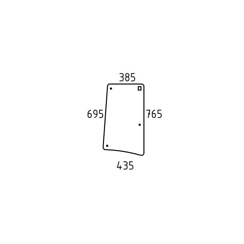 Side window RH - L213353N Side window RH - L213353N