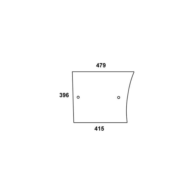 Türscheibe unten - L57905N Türscheibe unten - L57905N
