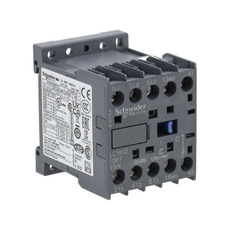 Contacter 12A 5,5kW - LC1K1210P7